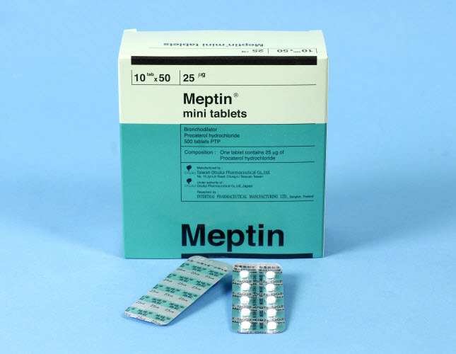 Procaterol Hydrochloride Tablet 25 Mcg MEPTIN Mini 