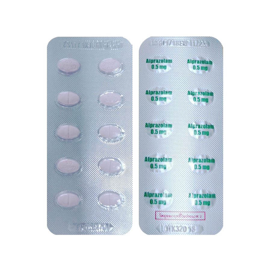 Alprazolam 0.5 mg tablet online